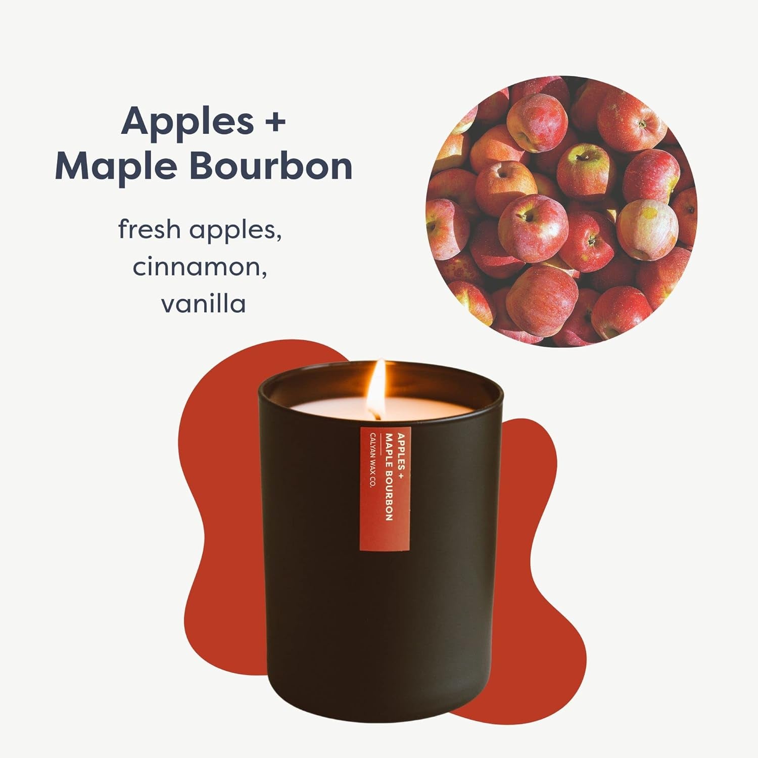 Apples & Maple Bourbon Scented Soy Candle