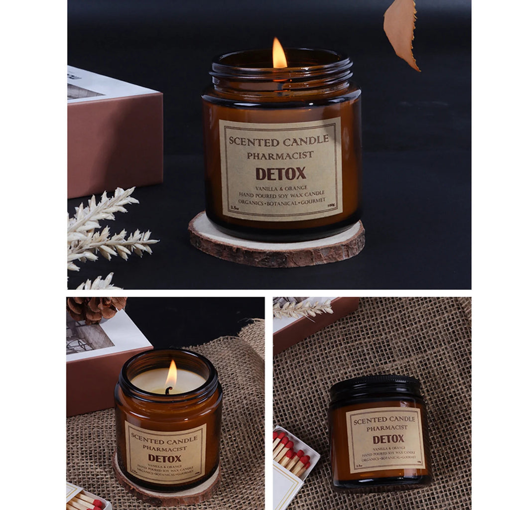 Lavender Eucalyptus Aromatherapy Candle – 7oz Soy Wax, Scented Candle for Stress Relief & Relaxation – Gift for Women & Men, Home & Bedroom Decor