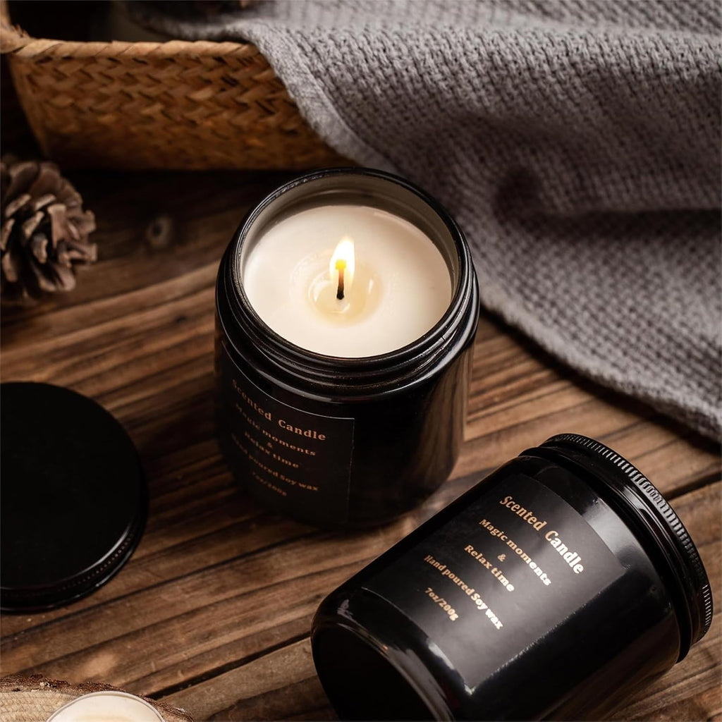 Sage & Sea Salt Soy Candle – 7oz Natural Aromatherapy Candle for Home Cleansing & Relaxation | Non-Toxic, Strong Scented, Smokeless Burn