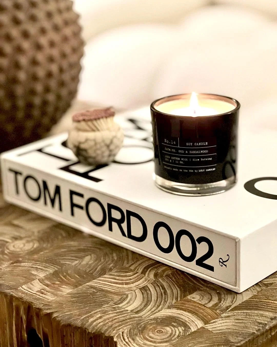 Santal Luxury Soy Candle – Hand-Poured in the USA | 9oz Highly Scented Jar Candle for Home Fragrance & Modern Decor