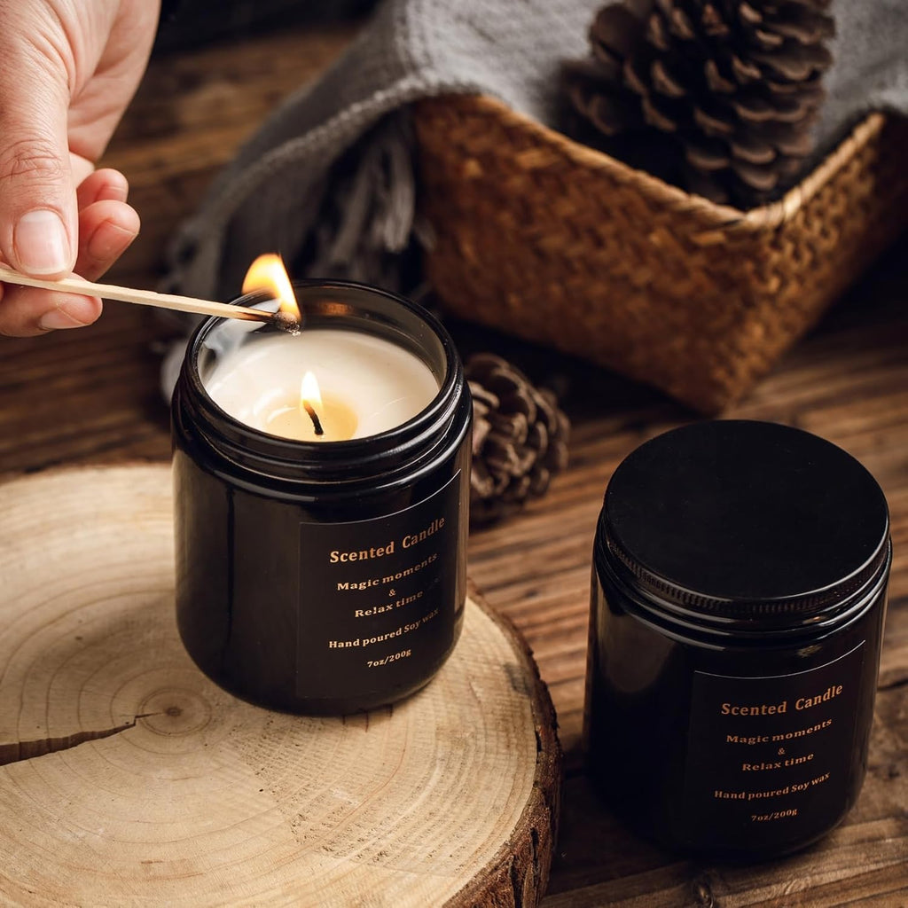 Sage & Sea Salt Soy Candle – 7oz Natural Aromatherapy Candle for Home Cleansing & Relaxation | Non-Toxic, Strong Scented, Smokeless Burn