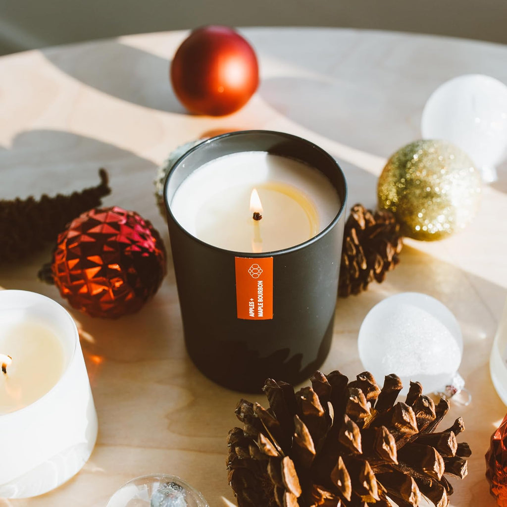 Apples & Maple Bourbon Scented Soy Candle