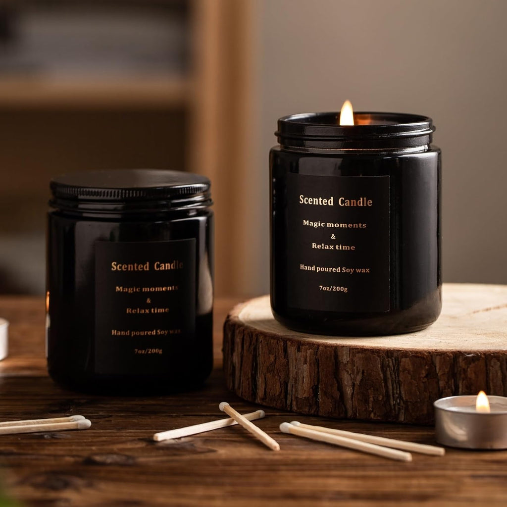 Sage & Sea Salt Soy Candle – 7oz Natural Aromatherapy Candle for Home Cleansing & Relaxation | Non-Toxic, Strong Scented, Smokeless Burn